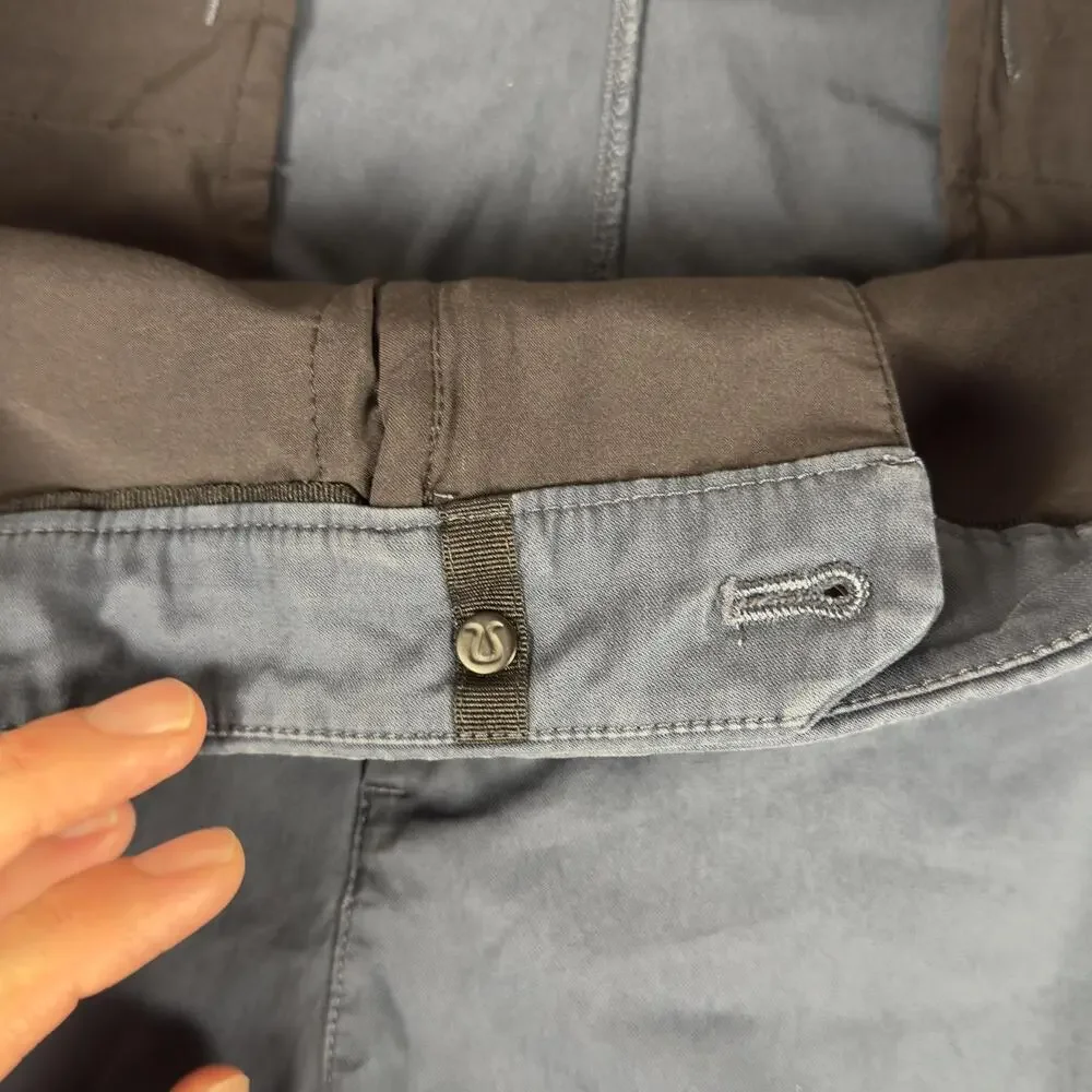 Lululemon Shorts Mens 38 Blue Chino 9 Inch Inseam Flat Front Casual Summer